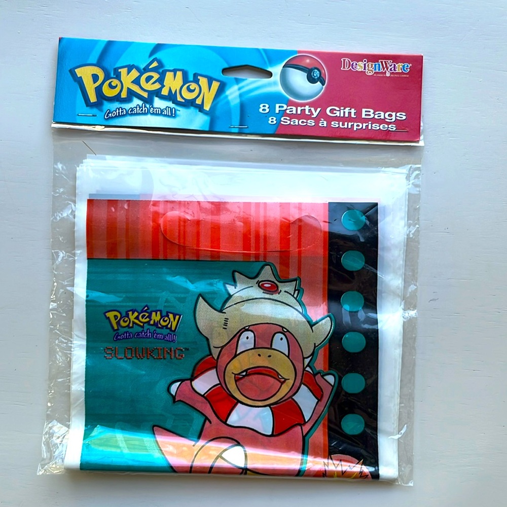 Vintage Pokemon party gift bags